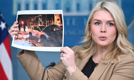 Karoline Leavitt blames 'deranged' Democrat officials for inflaming violence against ICE