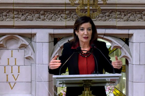 NY Gov. Kathy Hochul says ICE is making people afraid to attend church in MLK Day speech