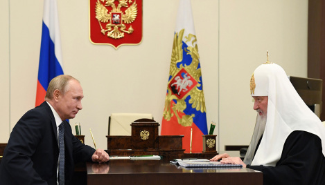 Former archbishop of Canterbury accuses Putin of 'heresy' over Ukrainian war remarks