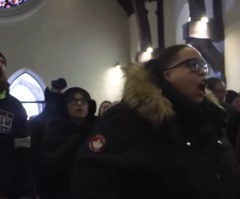 First Amendment doesn’t protect protests that disrupt church services, civil liberties org. says