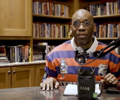 Pastor Jamal Bryant calls for arrest of man who protested inside his church