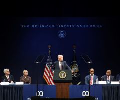 Trump's Religious Liberty Commission sued by interfaith coalition alleging bias toward Christianity