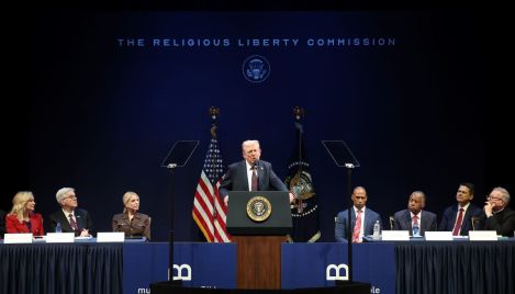 Trump's Religious Liberty Commission sued by interfaith coalition alleging bias toward Christianity