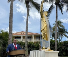 Is Trump’s golden statue really a ‘golden calf’?