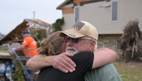 'Living proof that God exists': Hundreds of Samaritan's Purse volunteers aid Wisconsin tornado survivors