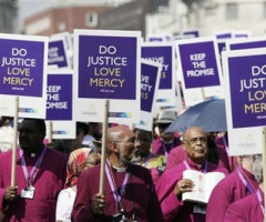 Bishops March for Action Against Global Poverty