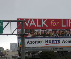 'Abortion Hurts Women' Billboard Erected at San Francisco Bay Bridge