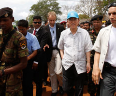 U.N. Chief Visits Sri Lanka; Calls for Reconciliation