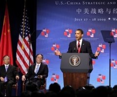 Obama Brings Up Human Rights as U.S., China Leaders Meet