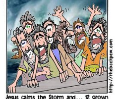 Jesus Calms the Storm and ...
