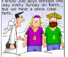 Dress Code Issues in Heaven