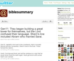 U.K. Worship Leader to Tweet Bible Chapter by Chapter