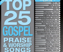 Top 25 Gospel Praise and Worship Songs Released