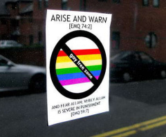 Islamic Teenager's ‘Gay Free Zone’ Stickers Wind Him Up in Court