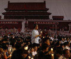 Thousands Gather in Hong Kong for Tiananmen Square Anniversary