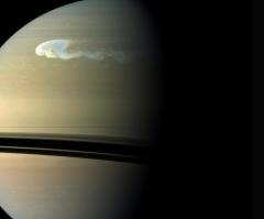 Saturn's Enormous Storm Composite Captured by Cassini Spacecraft (PHOTOS)