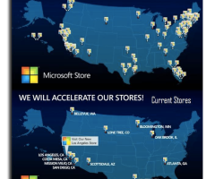 Microsoft 75 Stores Promising to Heat Up Tech Retail War