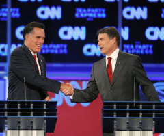 Frontrunner Perry Faces Fire at Tea Party Debate