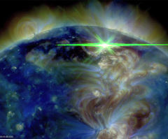 Massive Solar Flare Larger Than Earth Poses Threat to Communication Systems