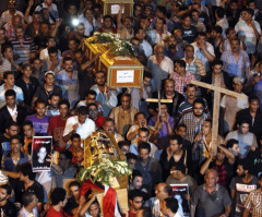 Egypt's Christians Chant Against Military at Funeral After Deadly Clashes