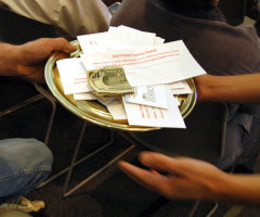 Tithing Hits Record Low; Churches Spend More to Make Congregants Happy