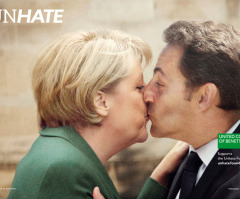 'Unhate' Campaign Features Provocative Ads of Obama, World Leaders Kissing