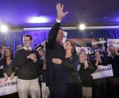 Rick Santorum Thanks God, Wife After Success in Iowa (VIDEO)
