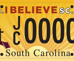 'I Believe' Religious License Plates for Sale in S.C.
