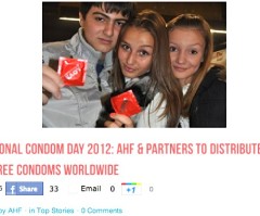 AIDS Group's 'Condom Nation' Drive to Unwittingly Net Teens?