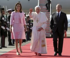 Pope Benedict Arrives in Mexico; Condemns Drugs, Violence
