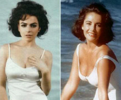 Lindsay Lohan and Elizabeth Taylor Photo: Can Lohan Pull it Off?