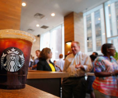 Starbucks Crowd Small at Tuesday's 'National Marriage Equality Day'