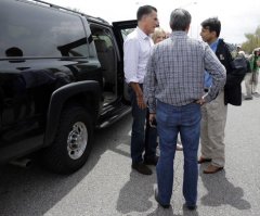 Romney Visits Storm-Hit Louisiana; Obama to Follow
