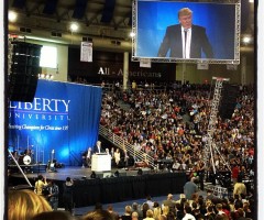Donald Trump Bemoans US's 'Horrible' Leadership, Poor Economy at Liberty U. Convocation