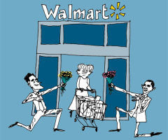 Wooing 'Walmart Moms'