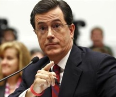 Comedian Stephen Colbert Says Romney Has 'Good Shot' of Winning
