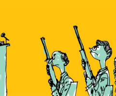 A Little Too Enthusiastic About Guns?