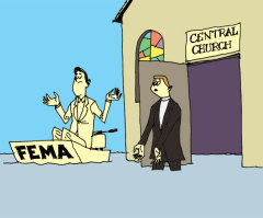 No Disaster Aid For Churches?
