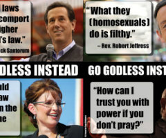 Atheists Misquote Palin Bible Remarks in Texas Billboard, Refuses to Apologize
