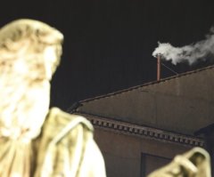 New Pope Chosen as White Smoke Seen in Sistine Chapel Chimney