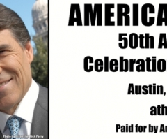 Atheist Billboard Slams Rick Perry's Comments That Prayer Can Solve Gun Violence