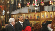 Obama Visits Nativity Church in Bethlehem; Called 'Messenger of Peace'