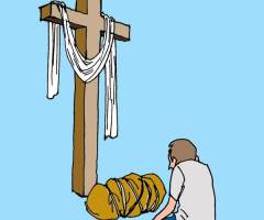 Kneeling Before the Old Rugged Cross