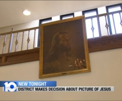 Lawsuit Causes School District to Remove Jesus Portrait