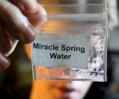 Controversial Televangelist Peter Popoff Hawks 'Miracle Water'