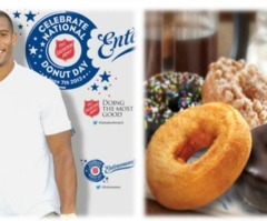 Salvation Army, Entenmann's and Victor Cruz Team Up for National Donut Day