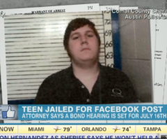 After Abuse Claims, Teen Jailed For Sarcastic Facebook Comment Gets Hearing on Prohibitive $500K Bond